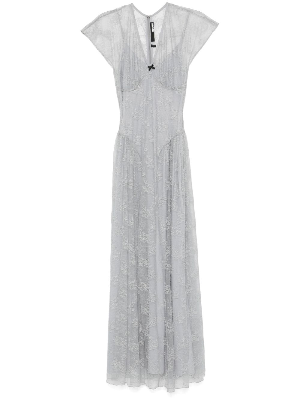 lace V-neck maxi dress - 1