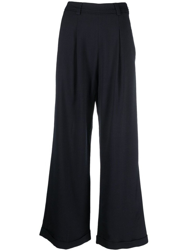 wide-leg tailored-cut trousers 1
