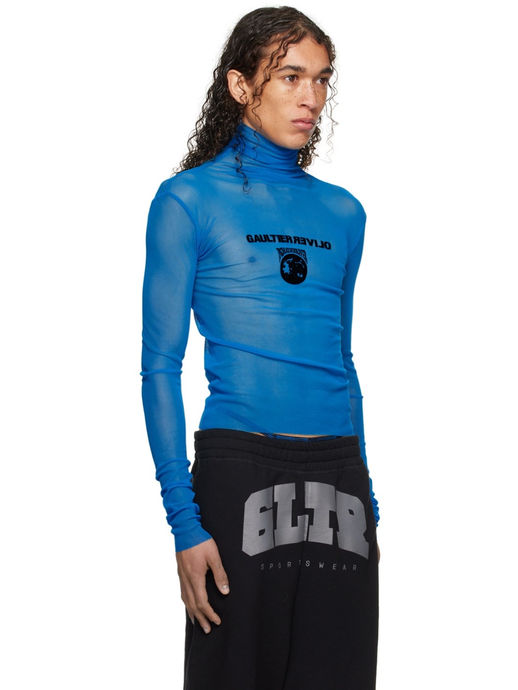 Blue Shayne Oliver Edition Turtleneck - 2