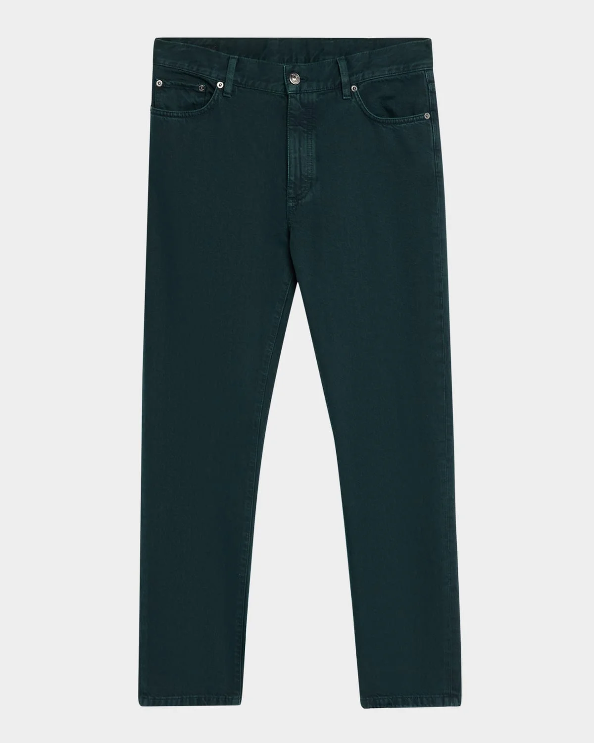 Men's Marble-Effect Cotton Slim Five-Pocket Pants - 1