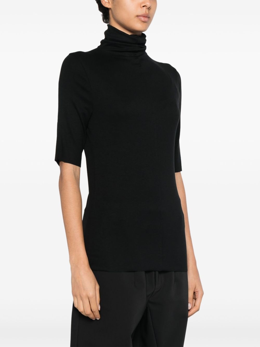 stretch-jersey top - 3
