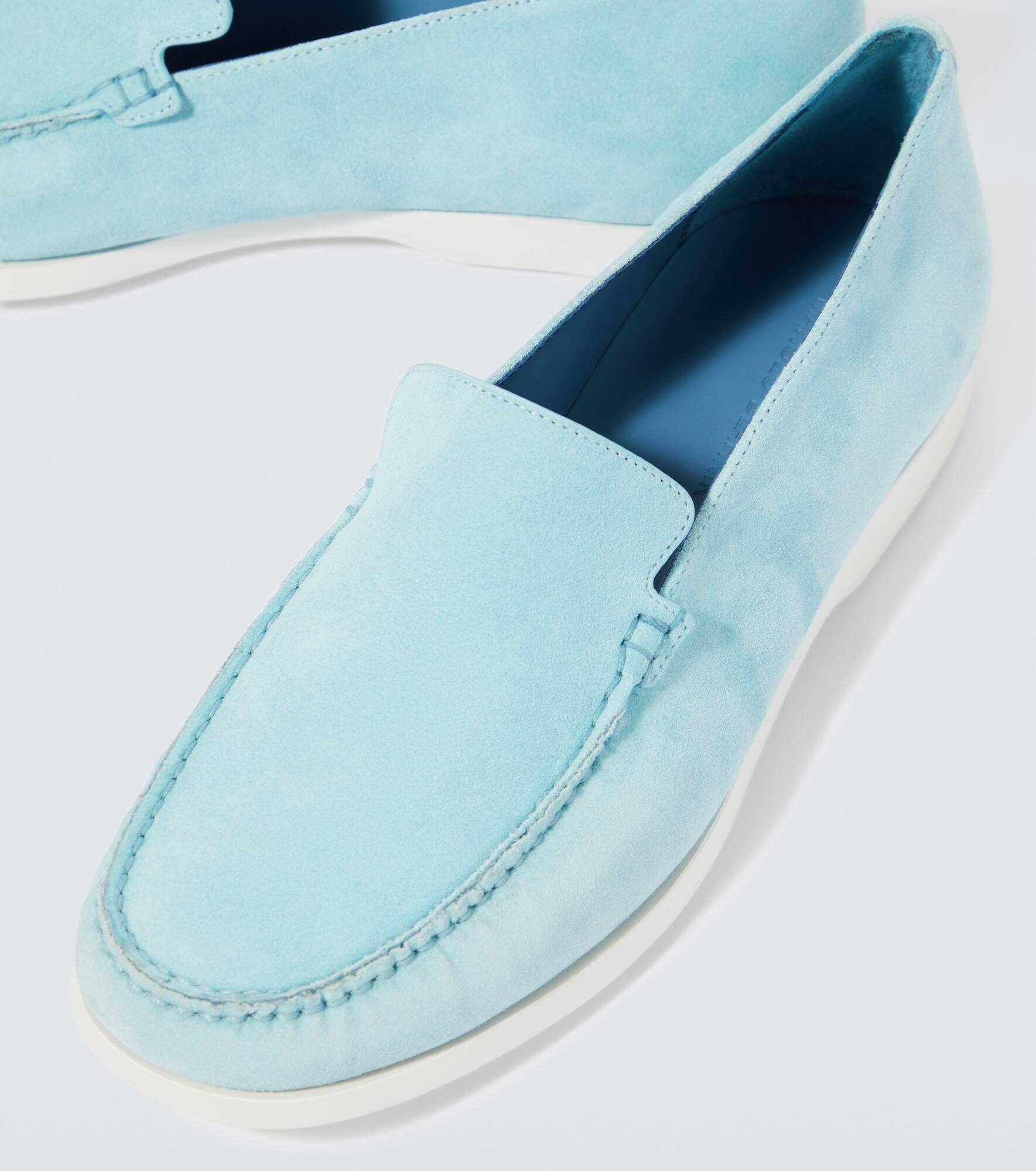 Monaco suede loafers - 3