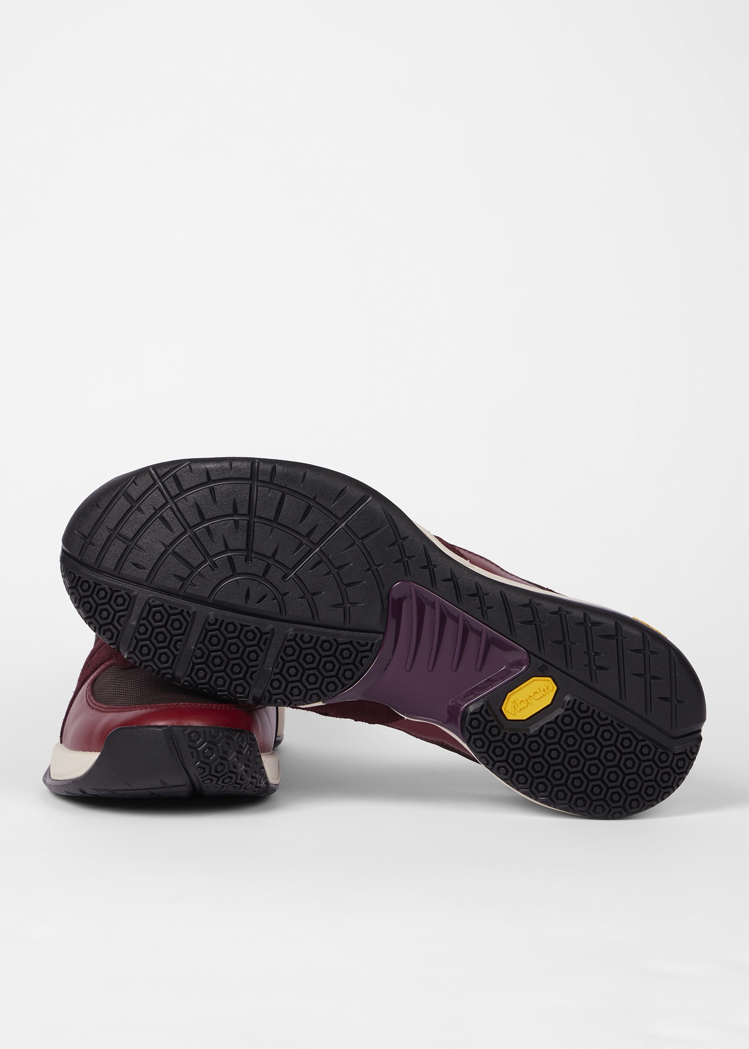 Dark Red 'Ossi' Trainers - 2