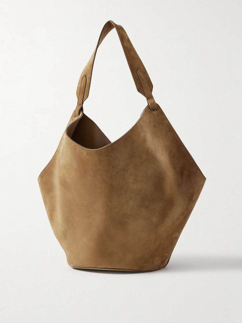 Lotus medium suede tote 3