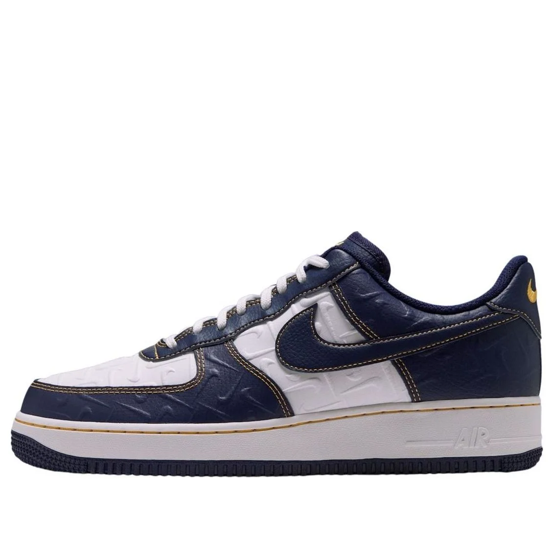 Nike Air Force 1 Low Mini Swoosh 'Summit White Yellow' IX7257-133 - 1