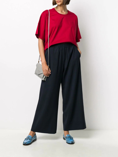 Loewe elasticated-waist wool trousers outlook