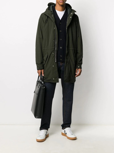 Aspesi feather-down hooded coat outlook