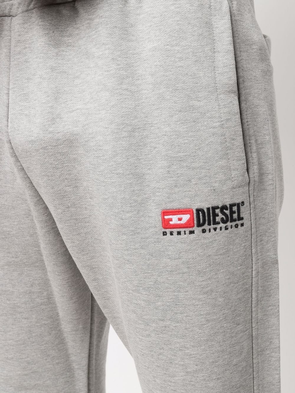 embroidered-logo tapered joggers - 5