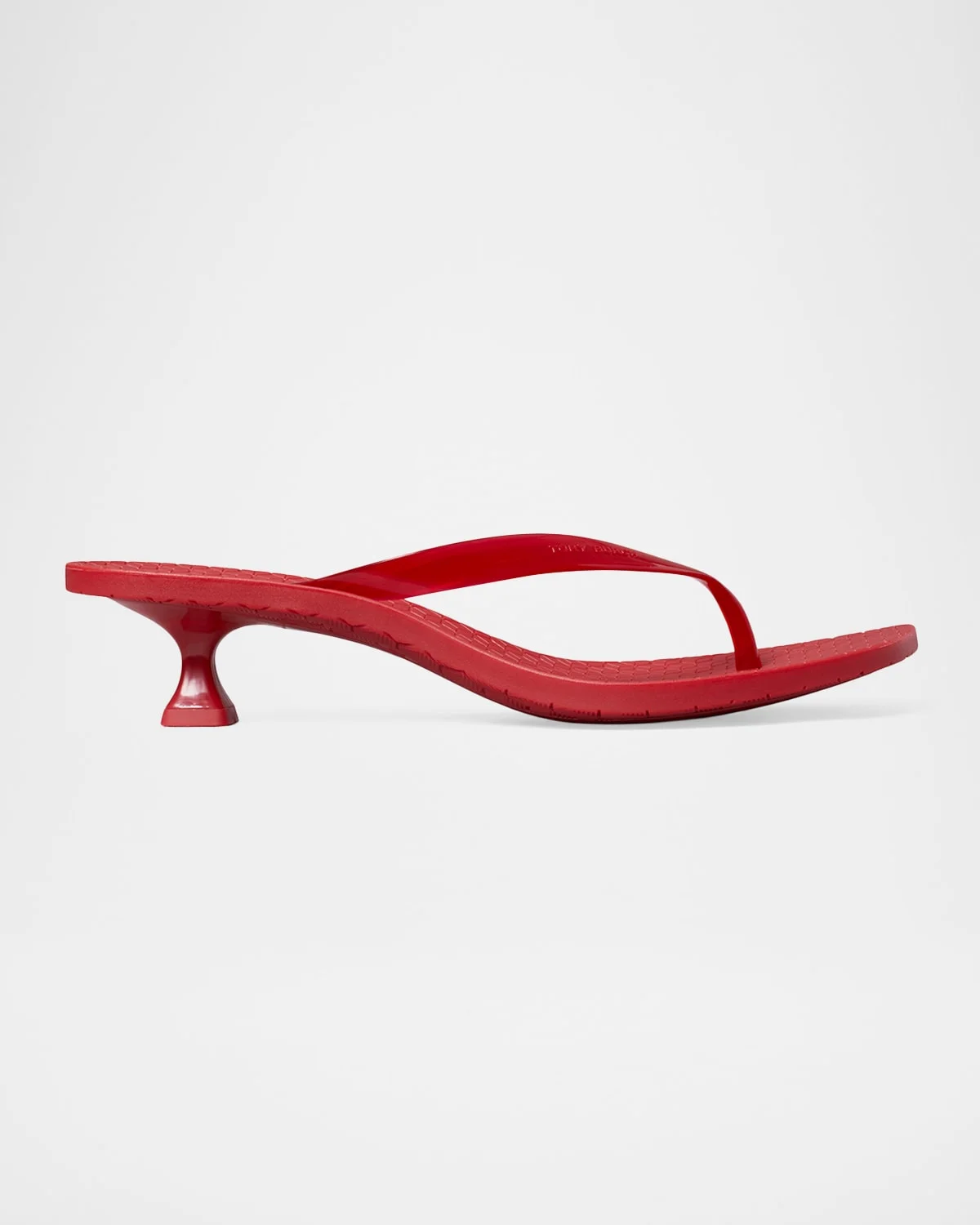40mm Jelly Kitten-Heel Flip Flops - 1
