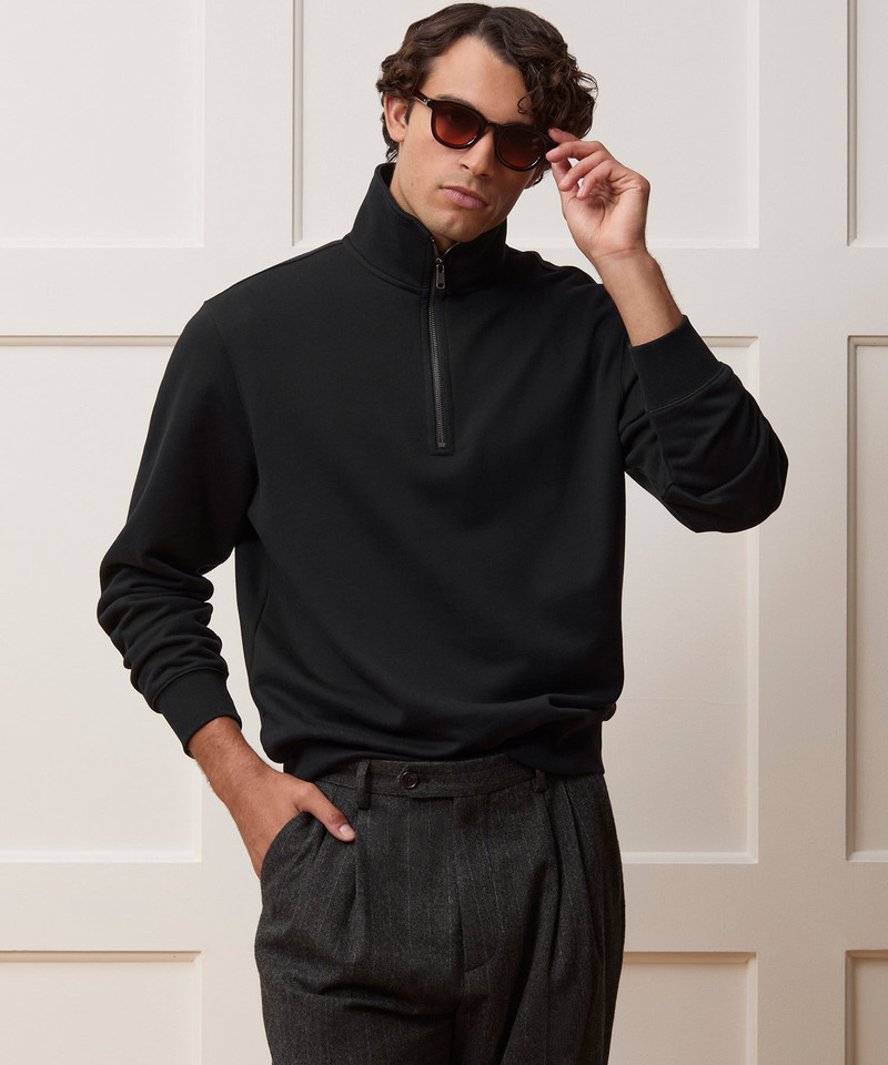 TODD SNYDER Foundation Quarter-Zip Sweatshirt outlook