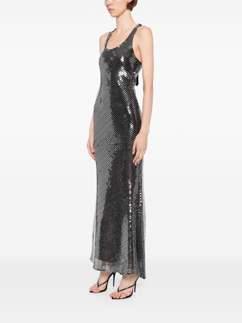 sequin harness dress - 3