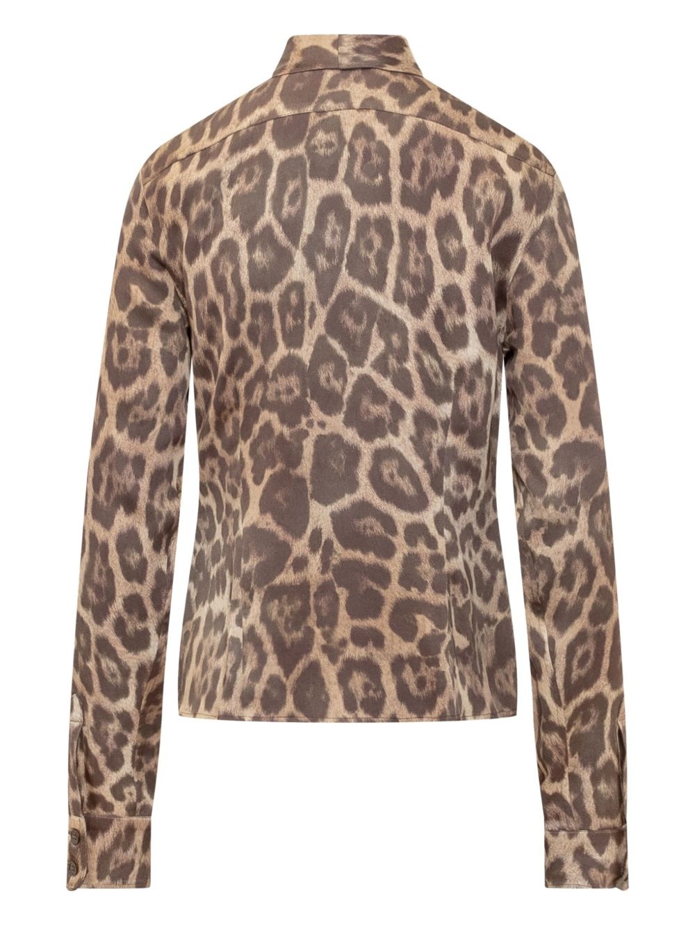 leopard-print blouse - 2