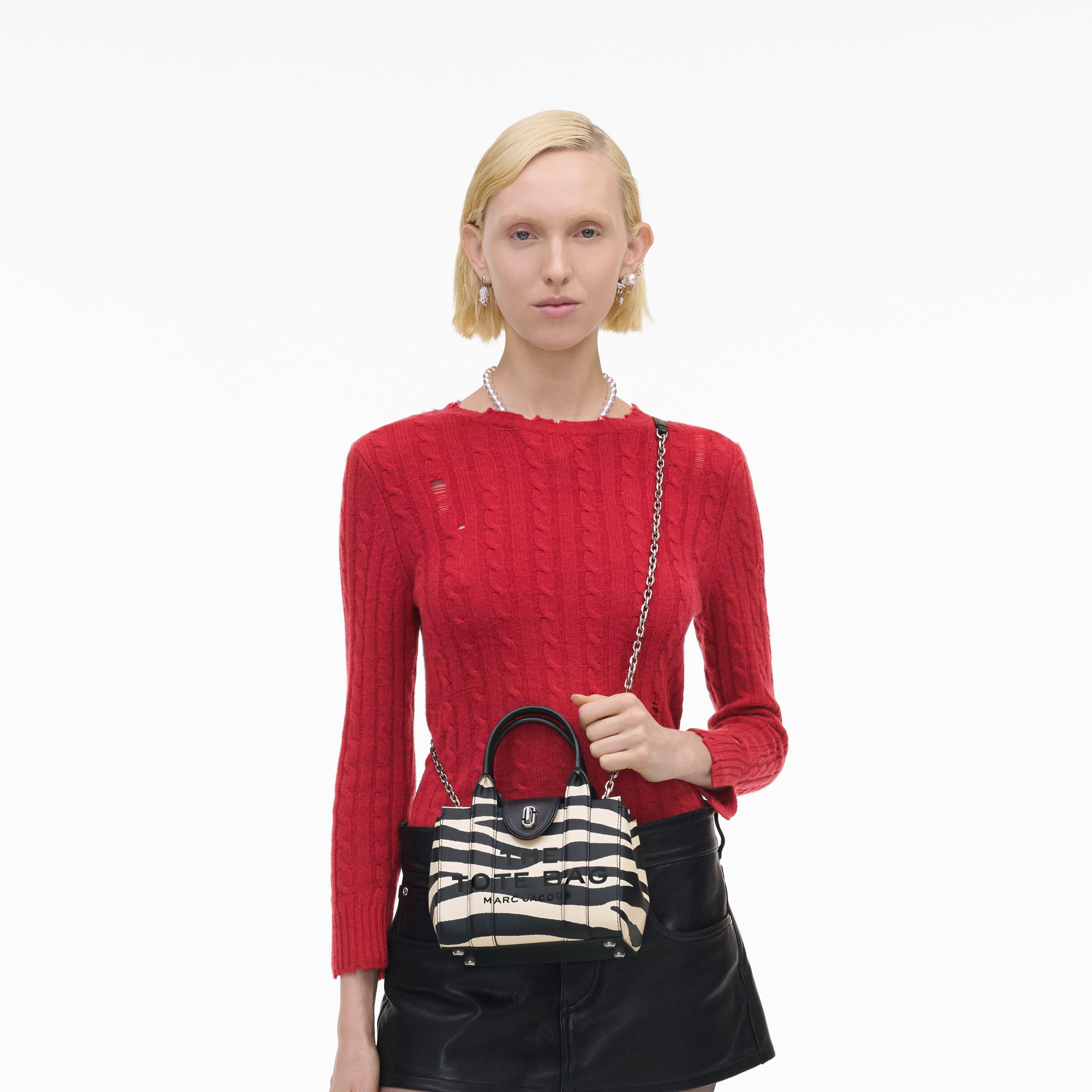 THE ZEBRA TURNLOCK CROSSBODY TOTE BAG 2