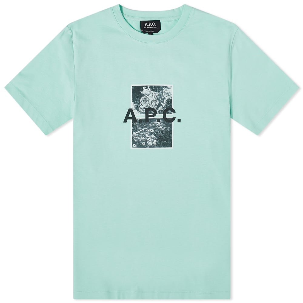 A.P.C. Teddy Postcard Logo Tee - 1