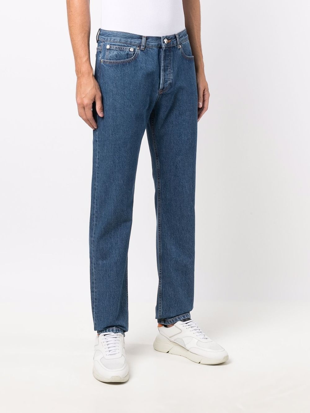 mid-rise straight jeans - 3