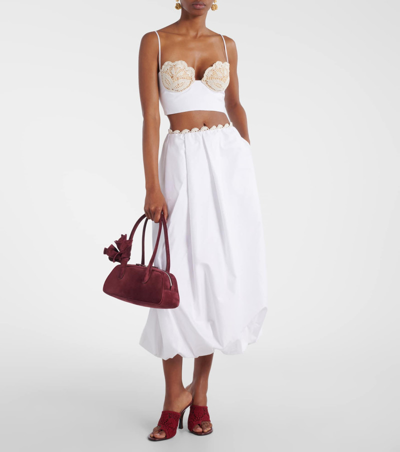 MAGDA BUTRYM Brigitte suede shoulder bag outlook