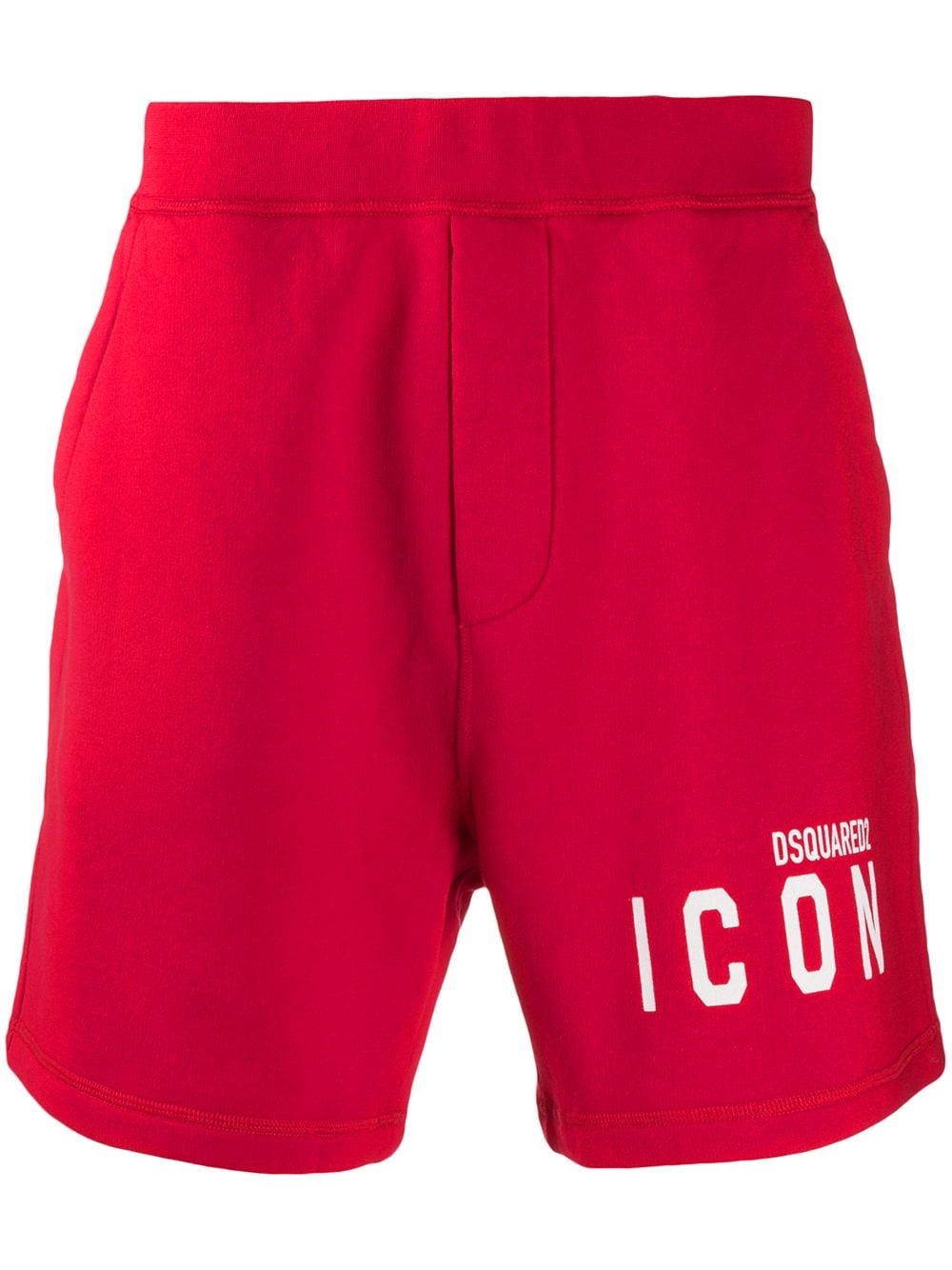 Icon logo-print track shorts - 1