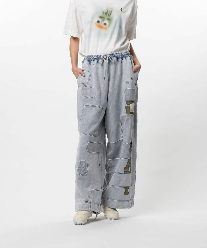 Bleached Repair Sweat Pants 9