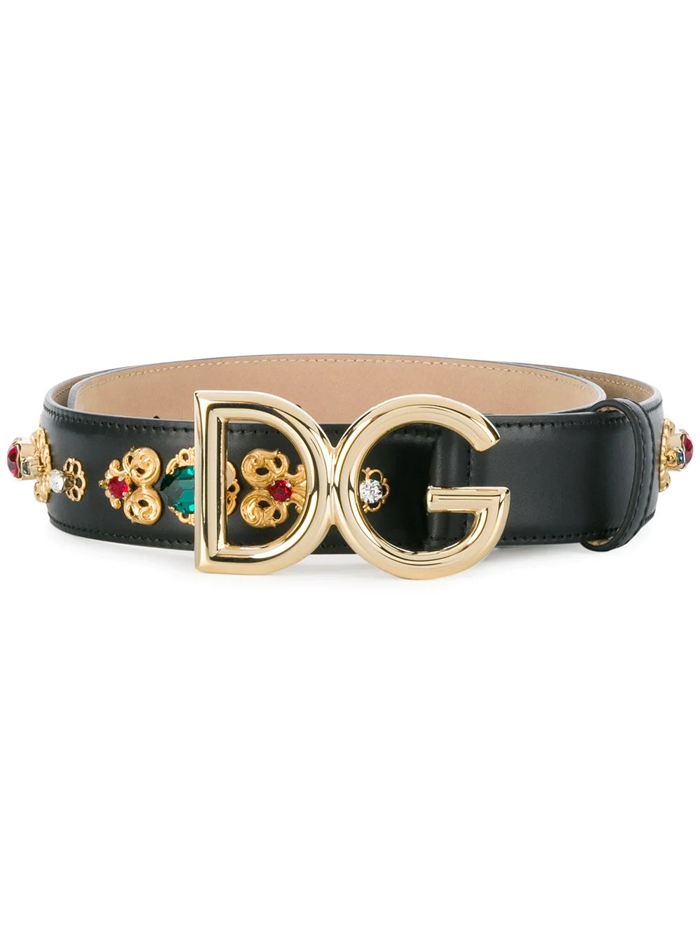 logo buckle belt - 1