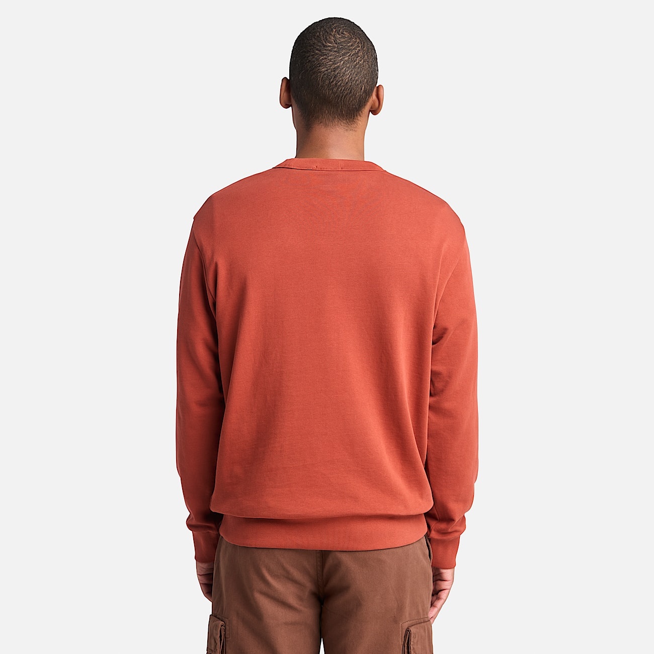 Men's Front Timbs Graphic Crew Neck Sweatshirt - 5