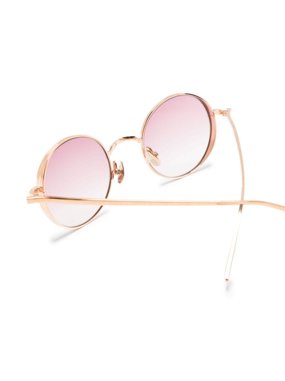 gradient round-frame sunglasses - 3