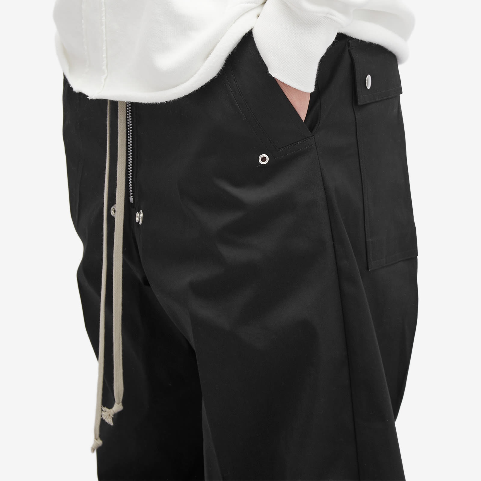 Rick Owens Wide Leg Bela Trouser - 5