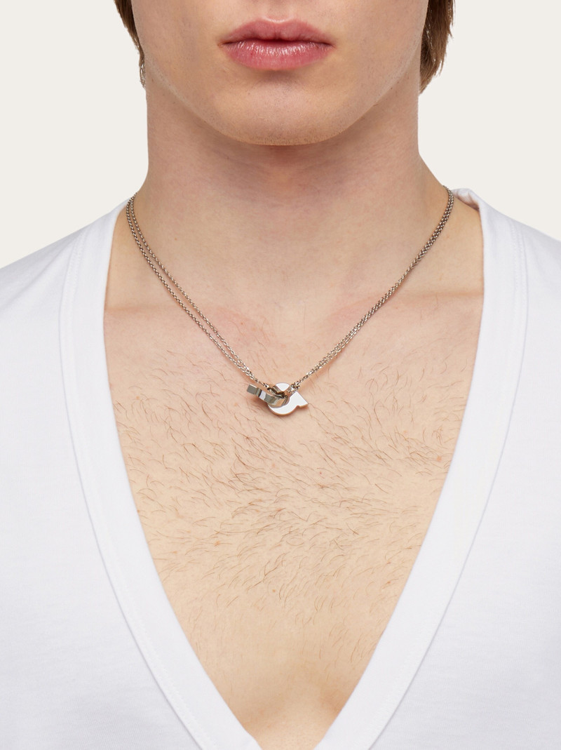 Gancini pendant necklace 3