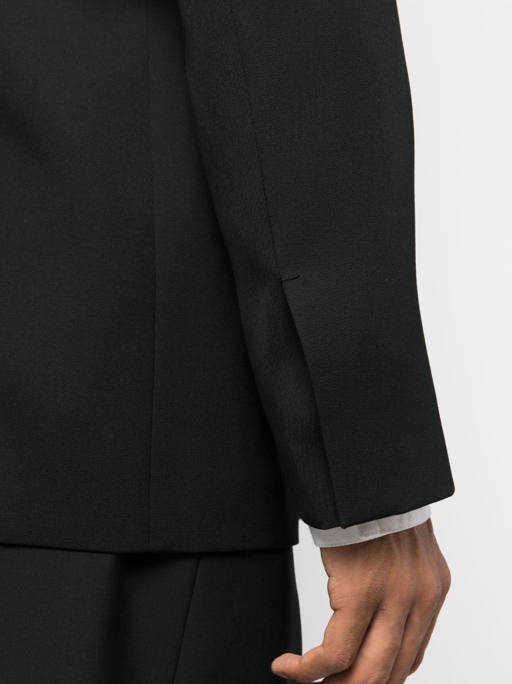 single-breasted wool blazer - 5