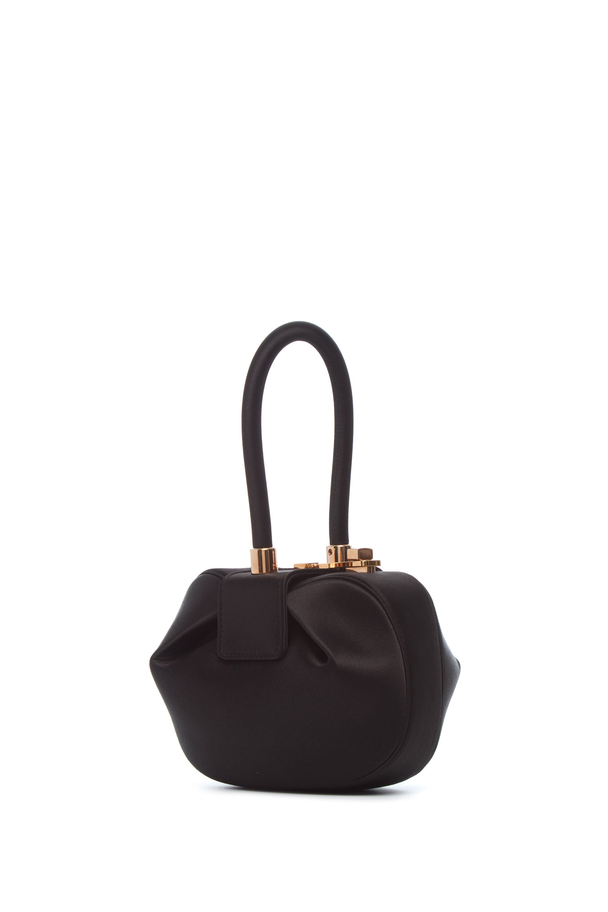 Demi Bag in Black Satin - 1