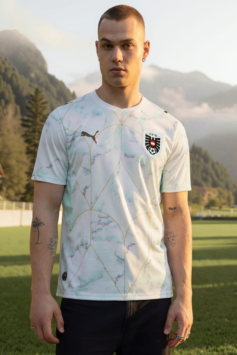 PUMA Austria Away Men's Soccer Jersey outlook