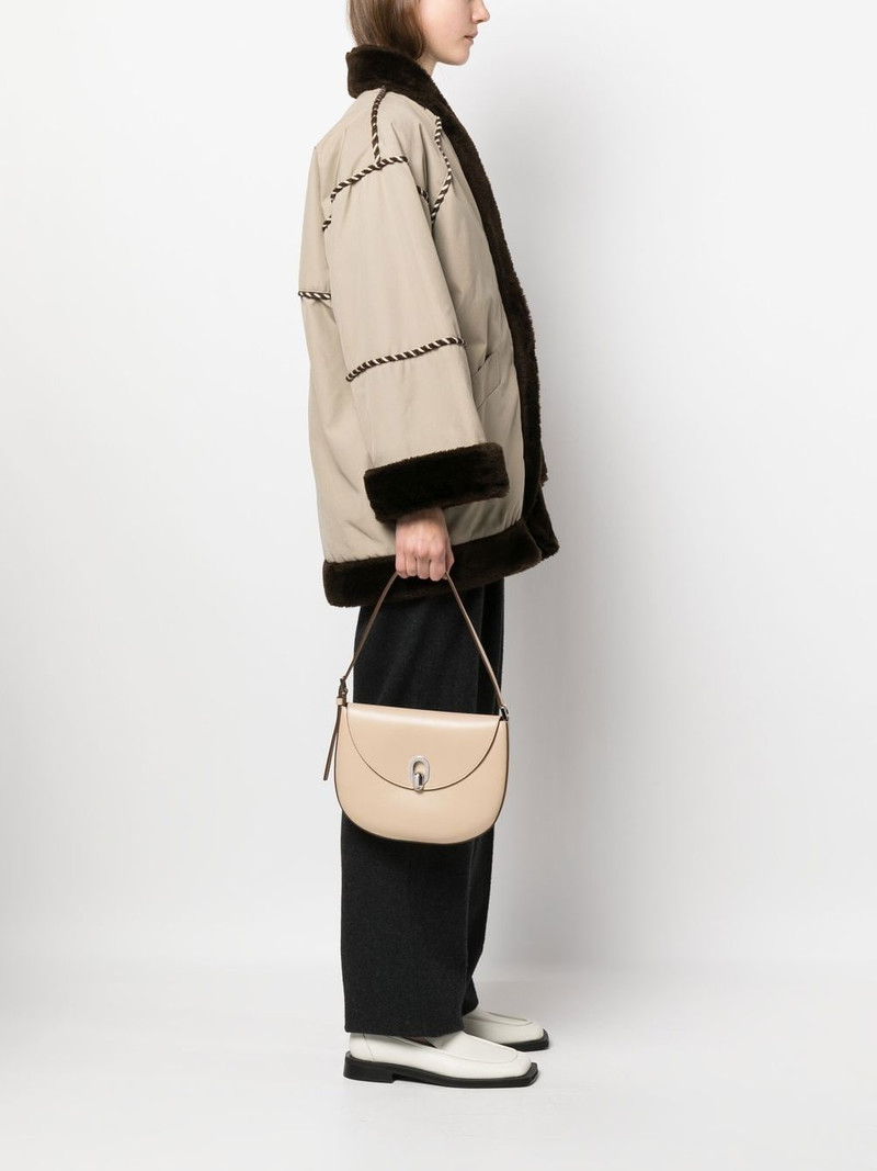 SAVETTE Tondo leather shoulder bag outlook