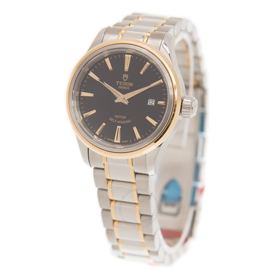 Tudor Style Automatic Black Dial Ladies Watch 12103-0003 - 4
