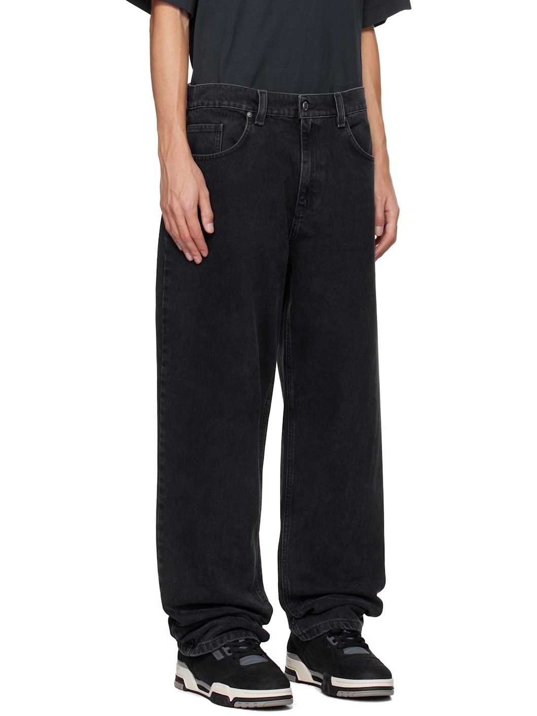 Black Zine Relaxed-Fit Jeans - 2