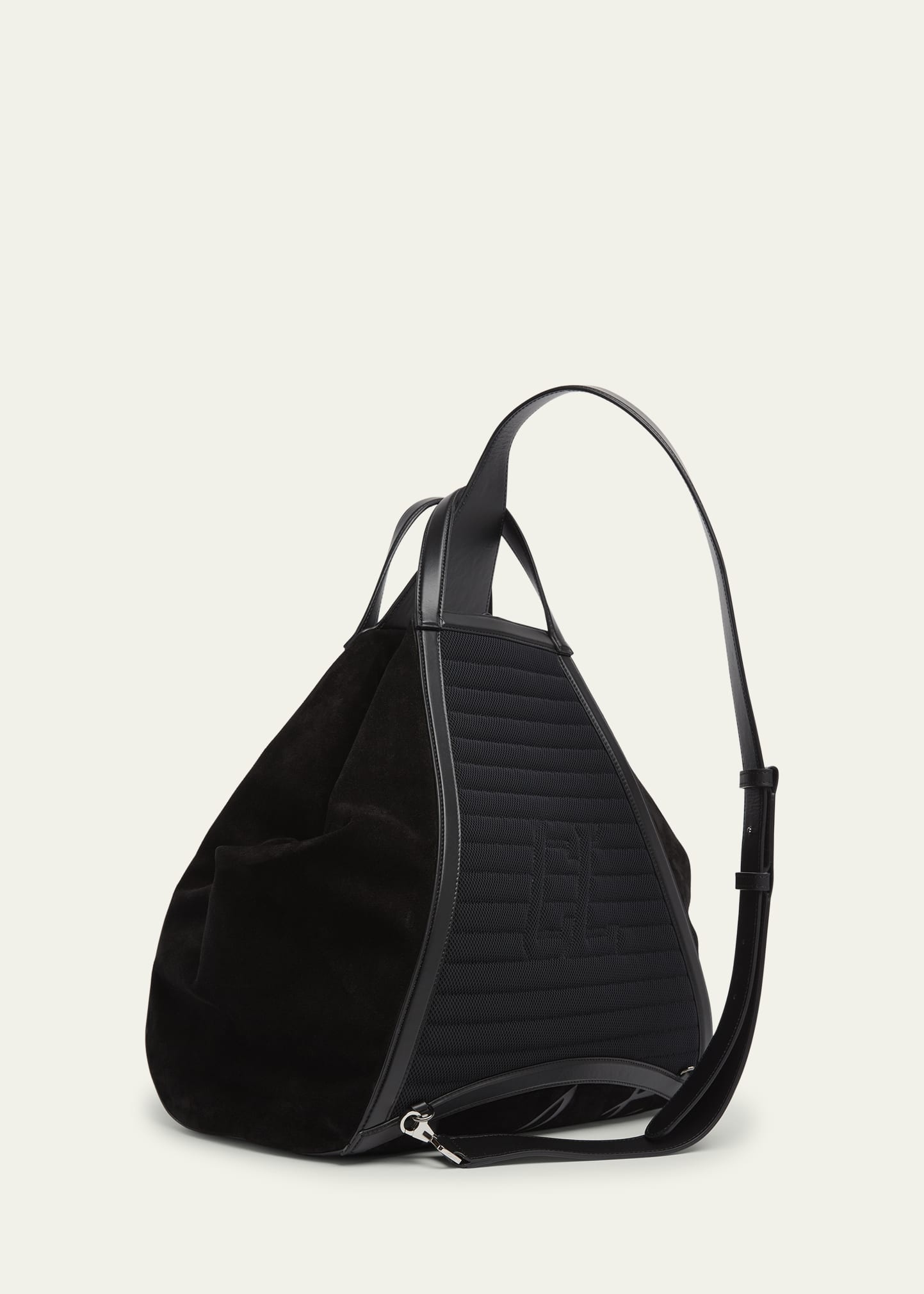 Men's Pyramid Leather Sling Bag - 2