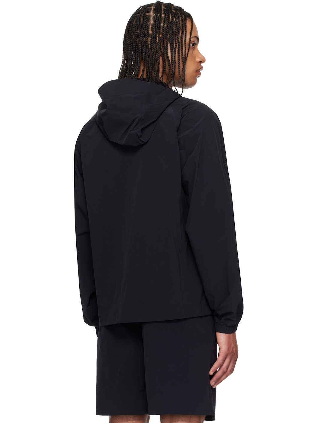 Black Chalvine Hooded Jacket - 3
