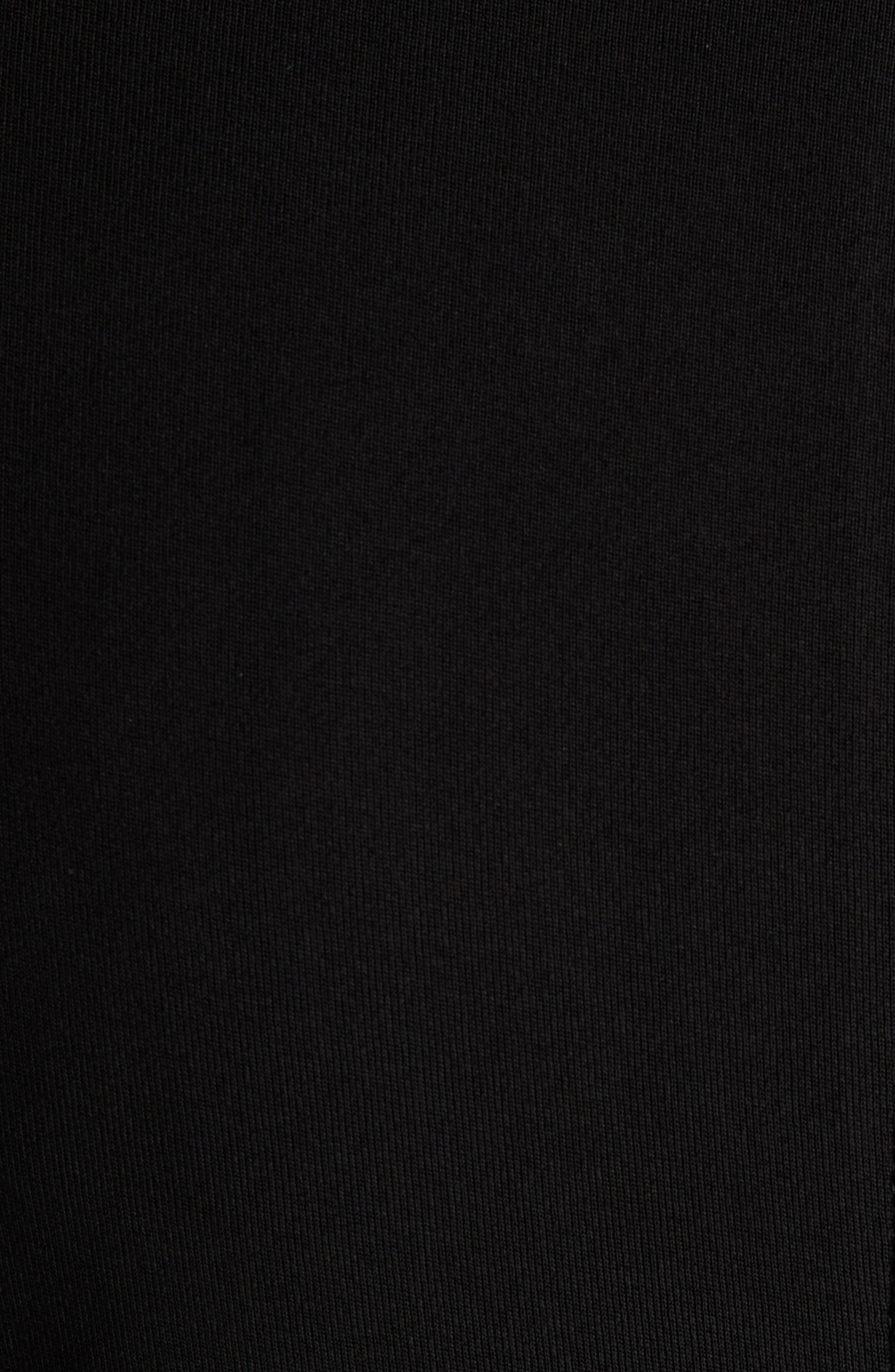 Bottega Veneta Fluid Matte Jersey Topcoat in 1000 Black at Nordstrom - 6