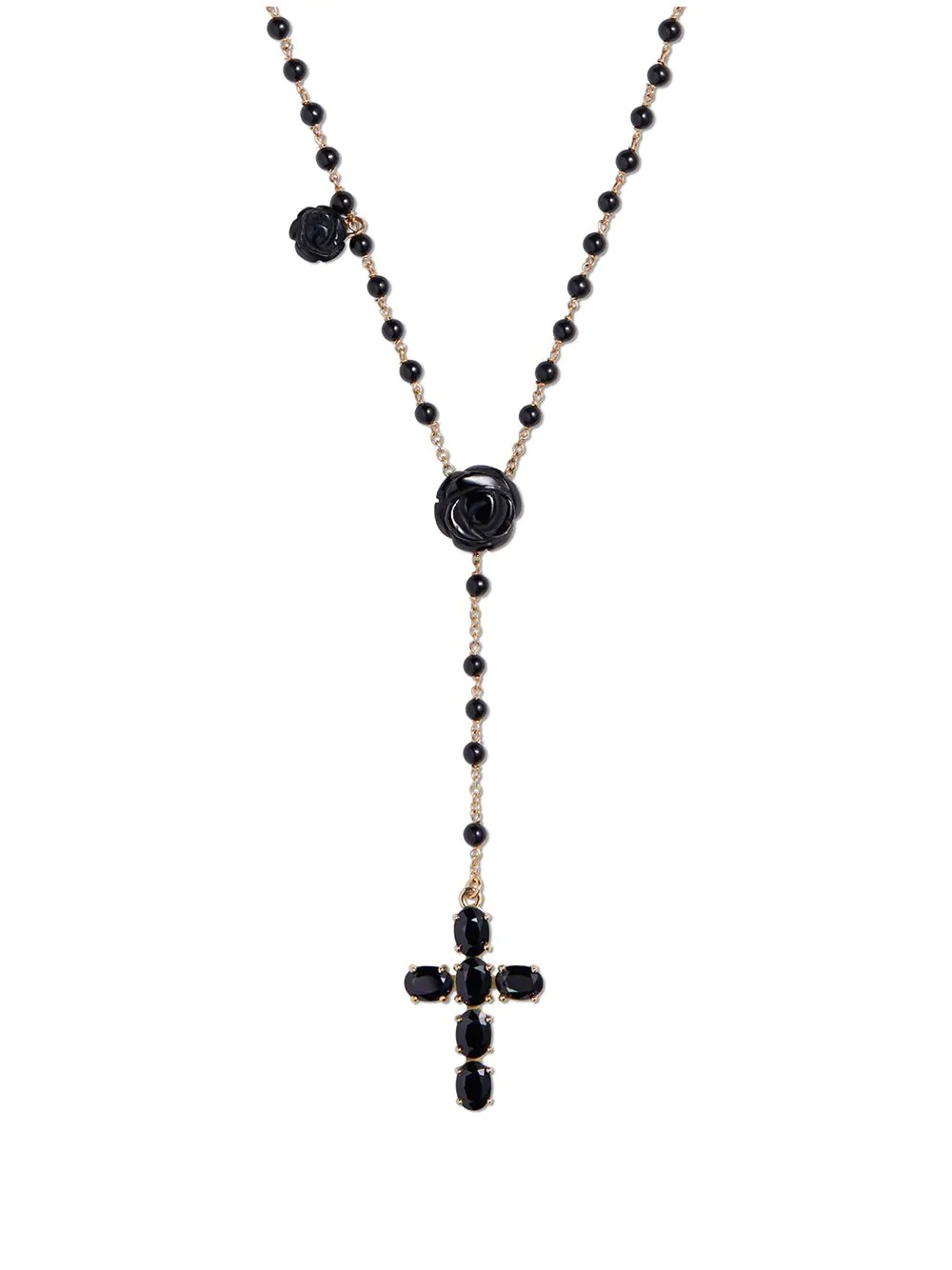 18kt yellow gold sapphire Tradition rosary necklace - 2