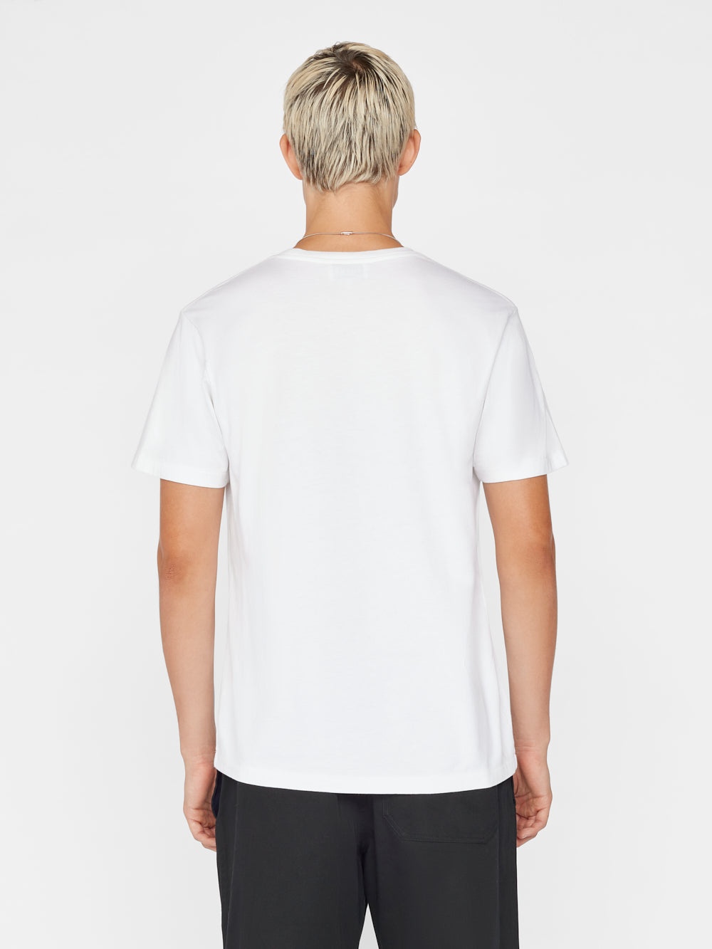 FRAME Logo Tee in Blanc - 5