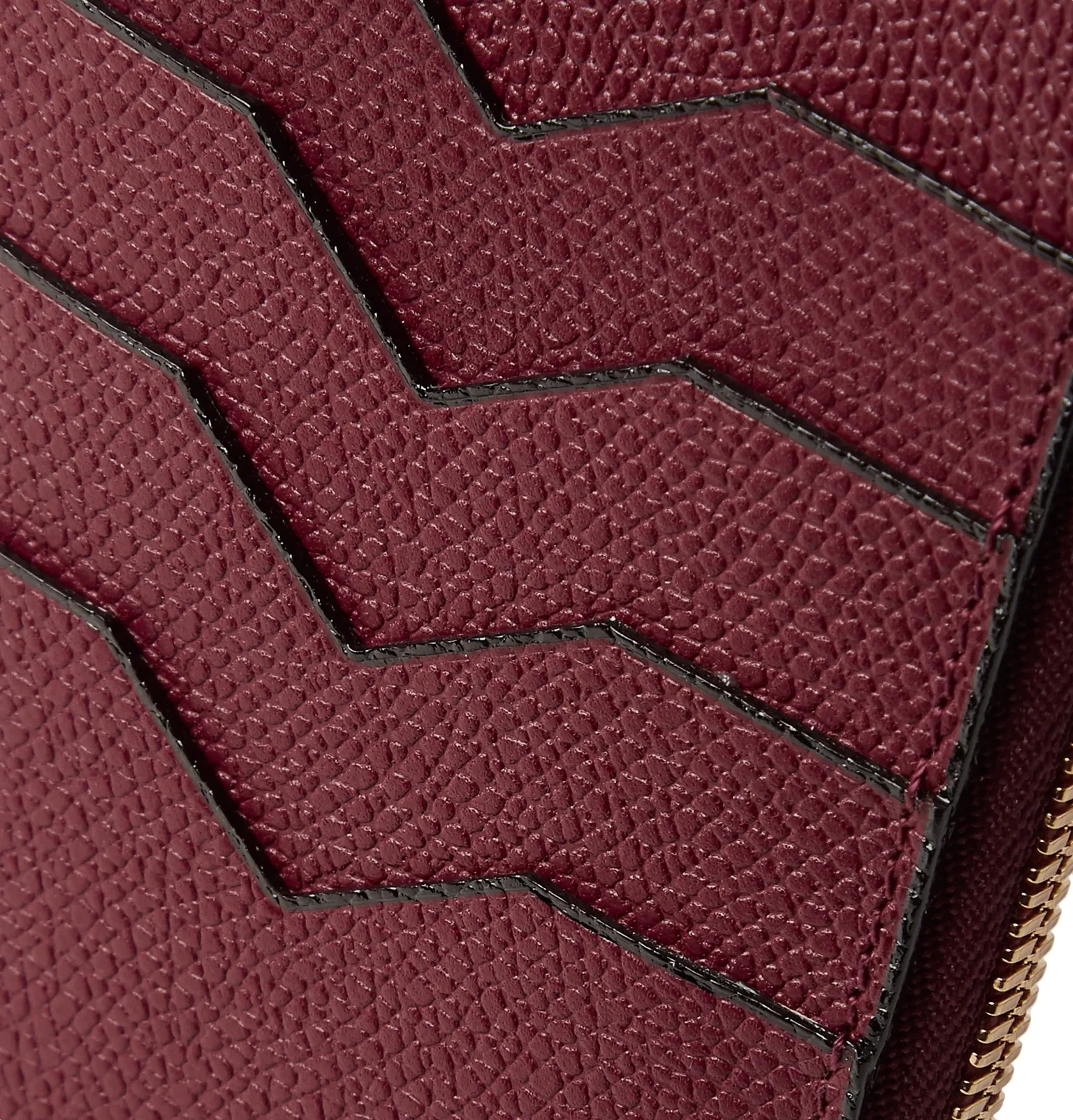 Full-Grain Leather Zipped Cardholder - 4