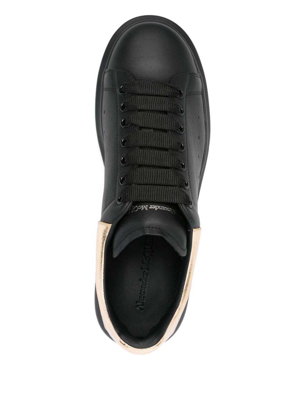 Oversized leather sneakers - 4