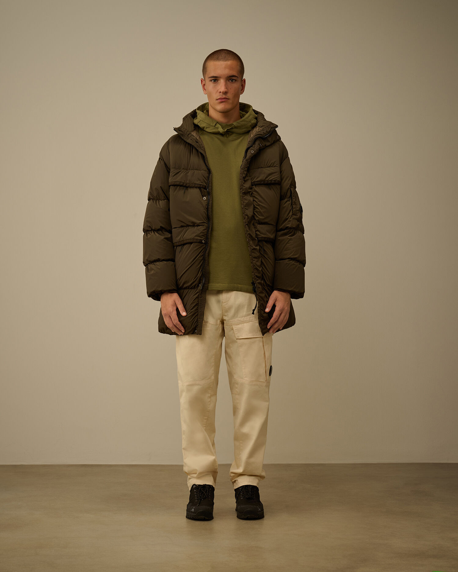 Light Fleece Hooded Lens Sweatshirt - 2