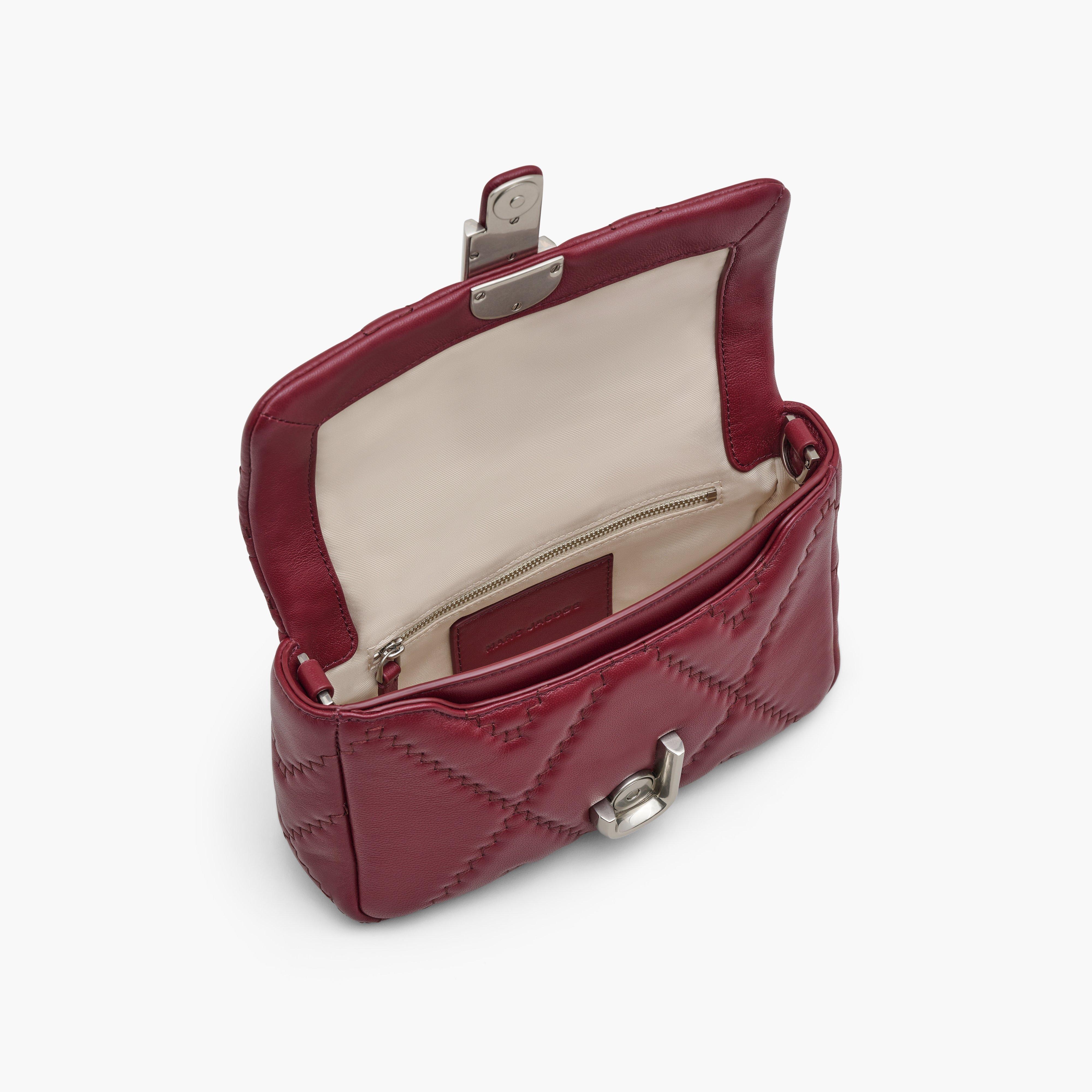 THE QUILTED LEATHER J MARC SHOULDER BAG - 8