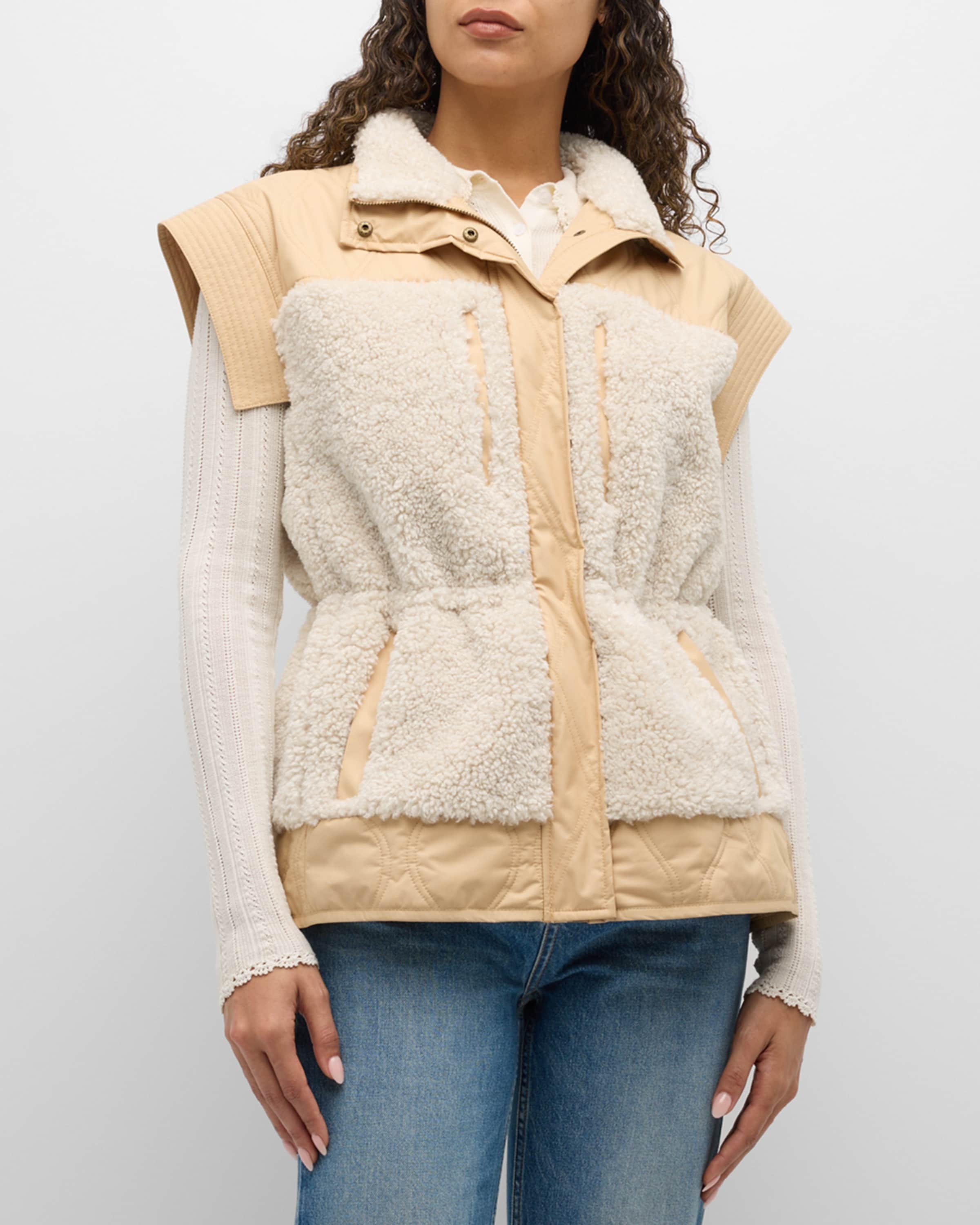 Shiloh Faux Shearling Vest - 2