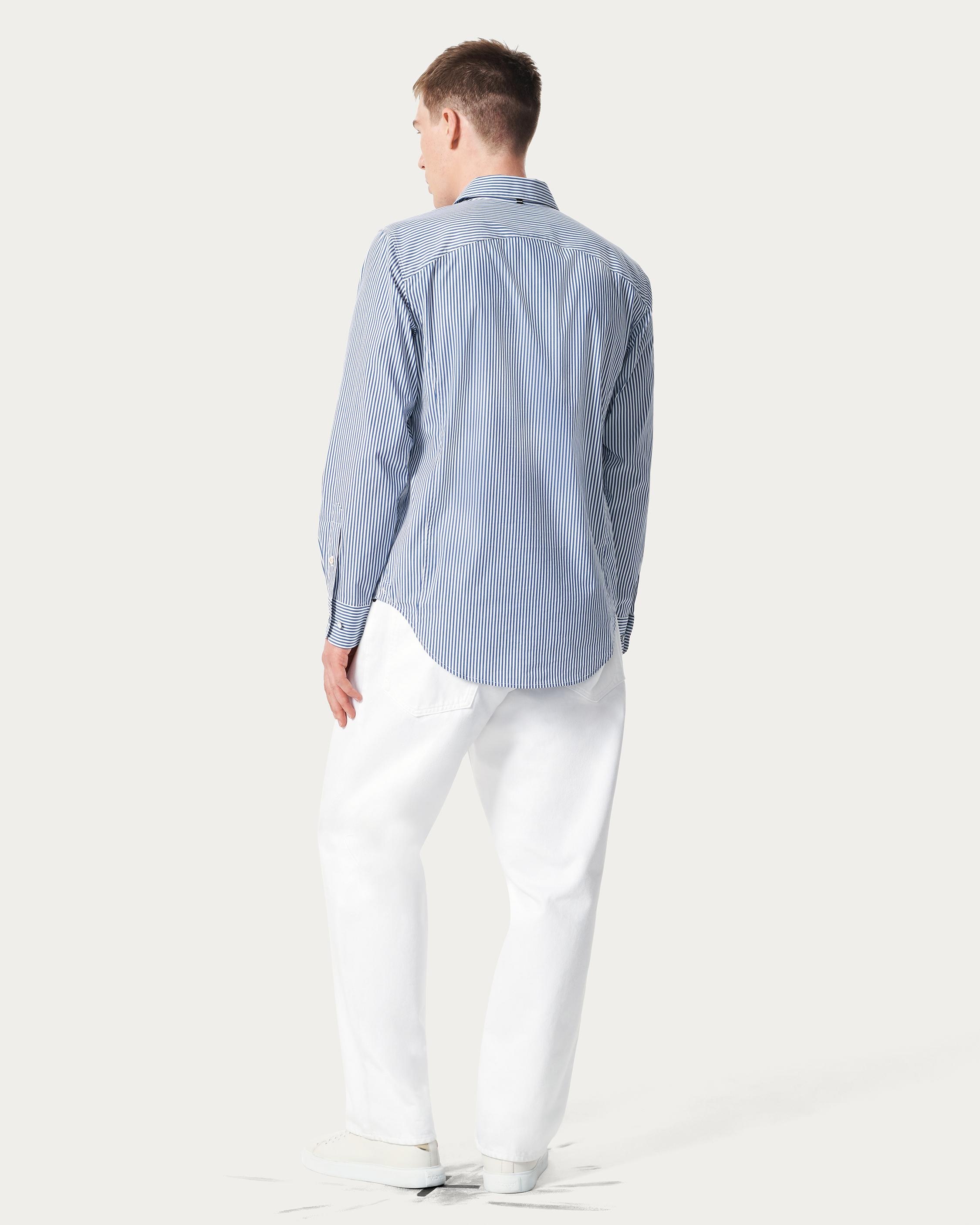 Patrick Striped Poplin Shirt - 6