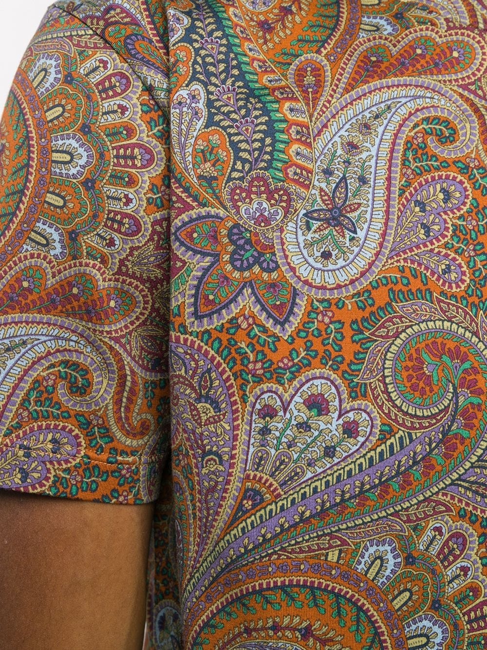 paisley print T-shirt - 5