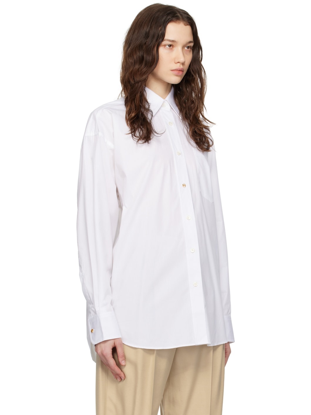 White Oversized Shirt - 2