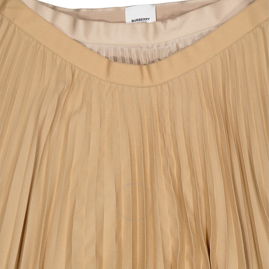 Burberry Ladies Sandbank Layered Pleated Skirt - 7