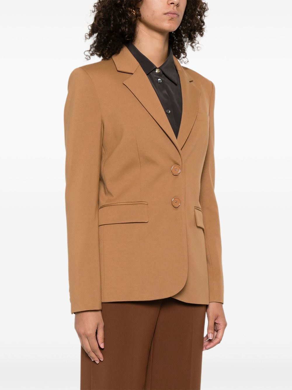 notched-lapel blazer - 3