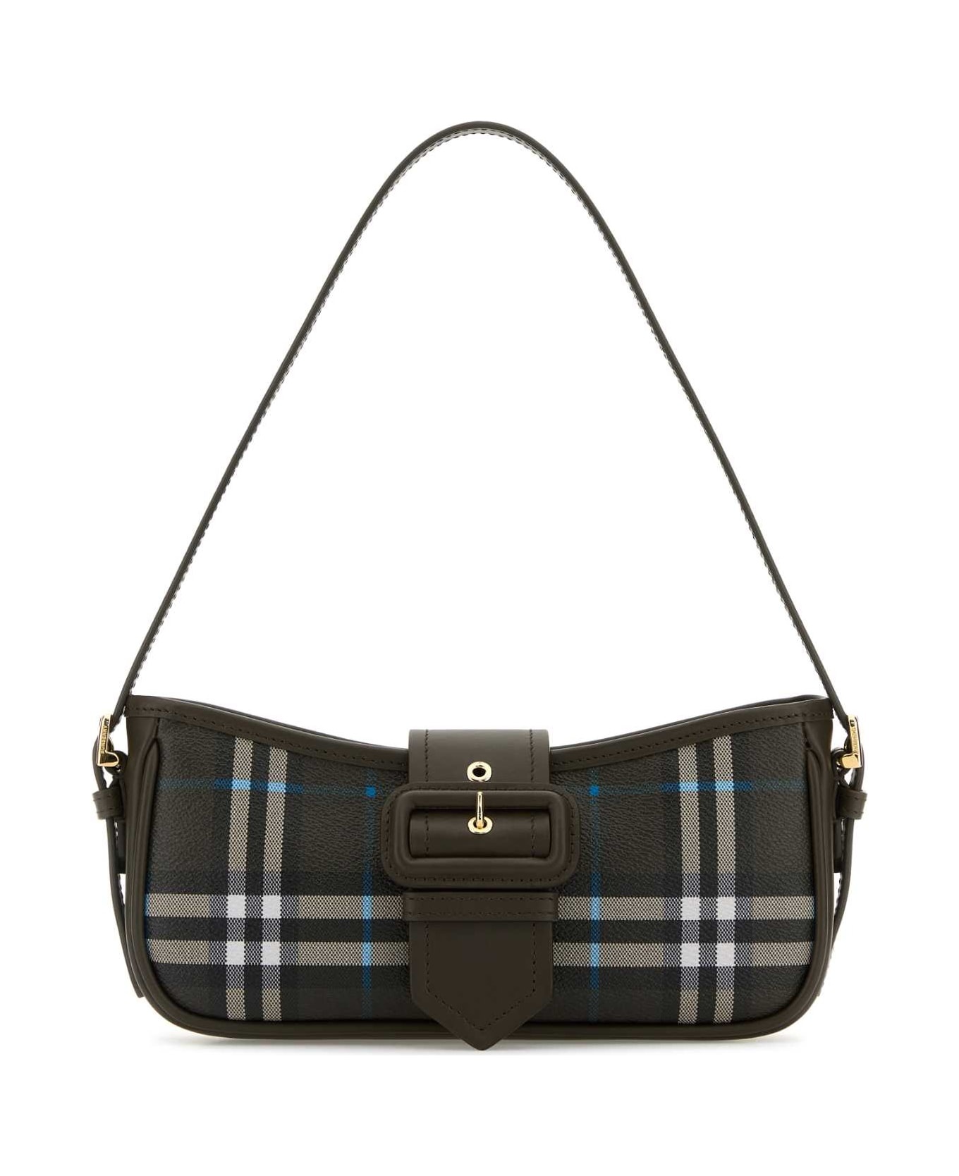 Printed Canvas Shoulder Bag - 1