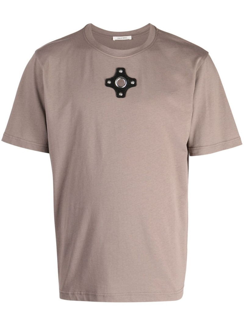 short-sleeve organic-cotton T-shirt 1